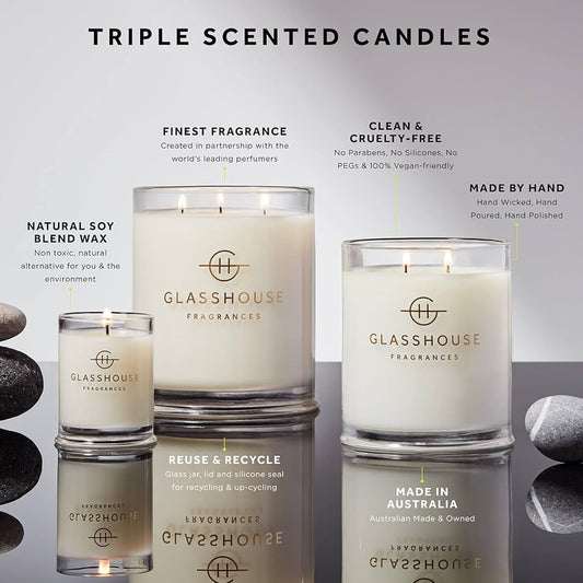 Glasshouse Fragrances - 380g Soy Candle