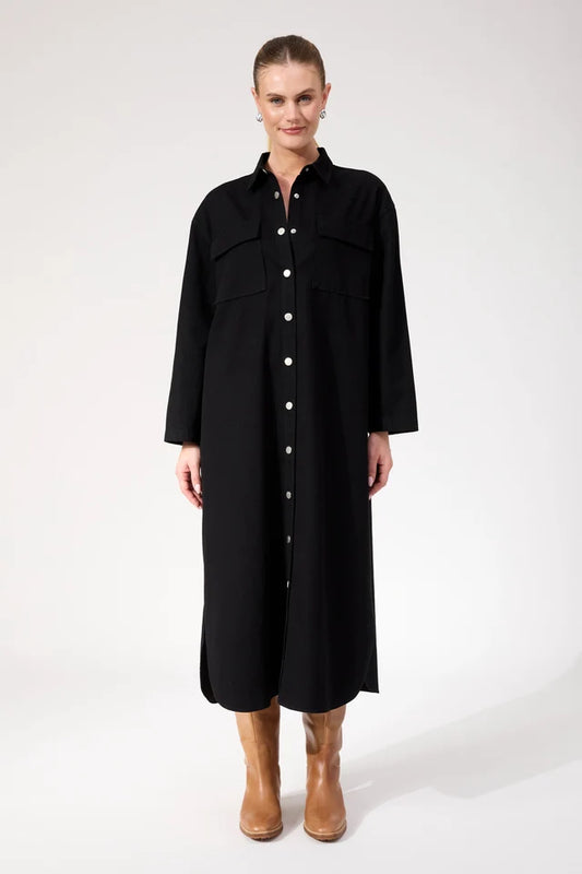 Haven - Denver Denim Shirt Dress