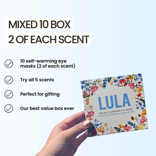 Lula - Self Warming Eye masks - Mixed Box of 10