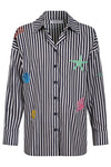 Mykonos Embroided Stripe Shirt