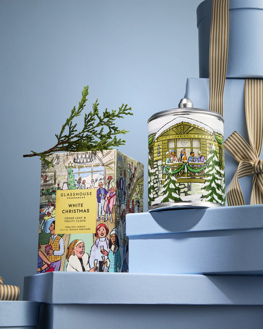 White Christmas 380g Candle