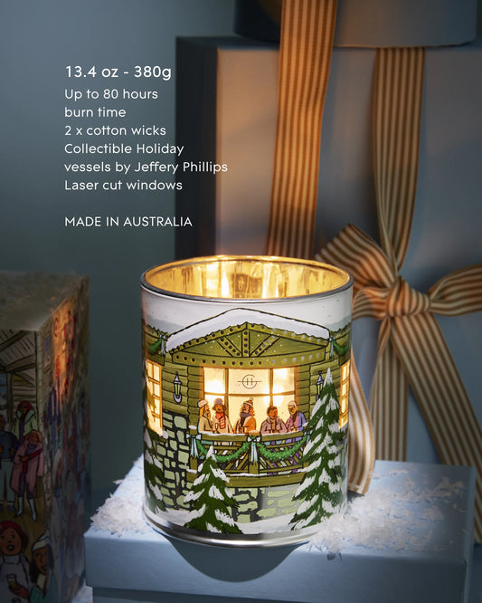 White Christmas 380g Candle